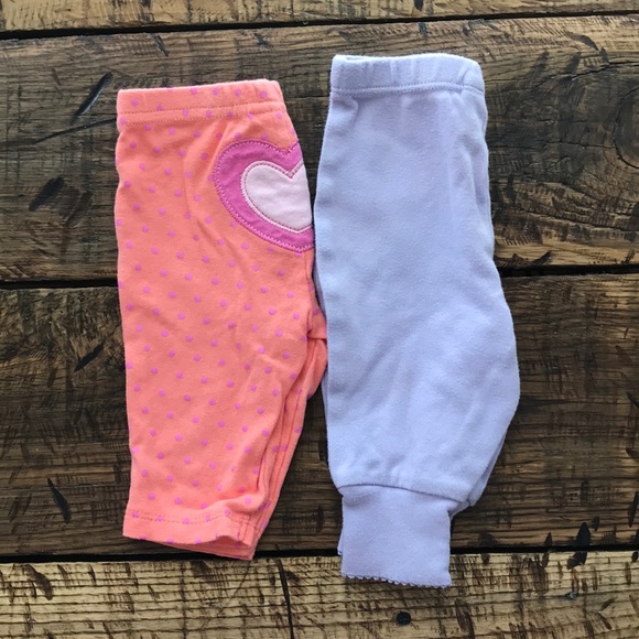 Faded Glory Other - (4 for $5) Baby Girl Pants Purple Pink and Orange